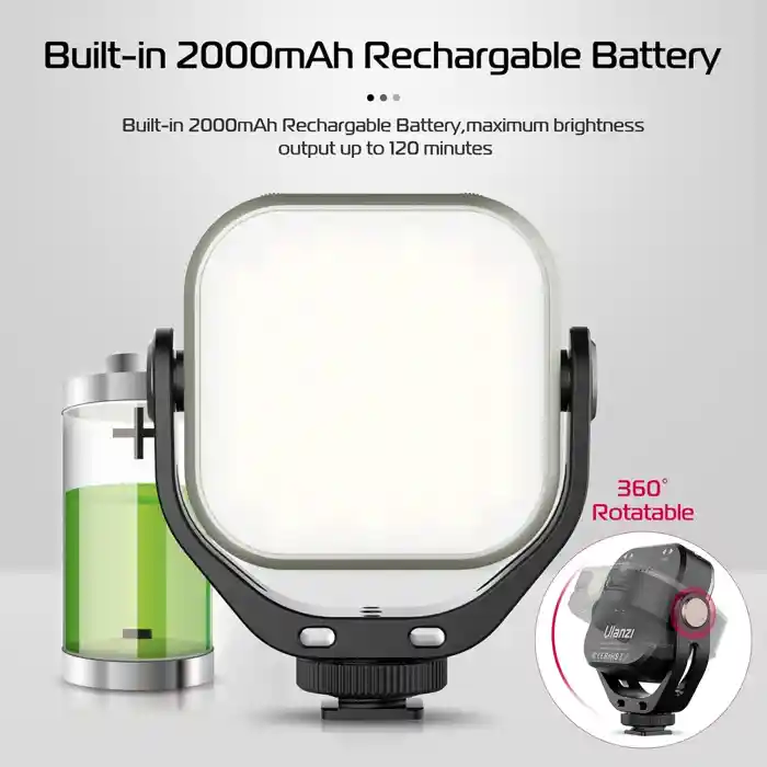 Ulanzi VIJIM VL66 360° Rotatable LED Video Light